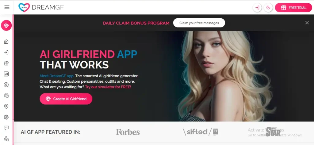 DreamGF The best AI Girlfriend app that works