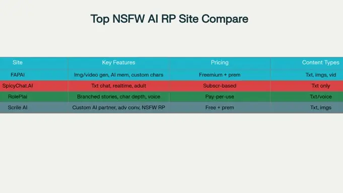 Top NSFW AI RP Sites to Try in 2025
