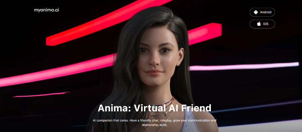 anima ai website promo
