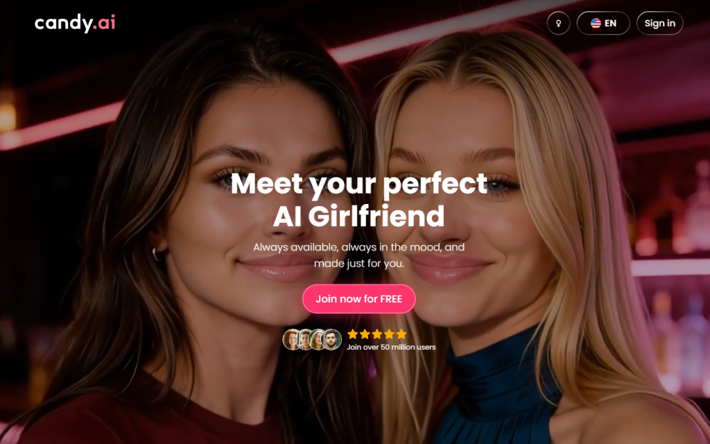 candy ai landing page