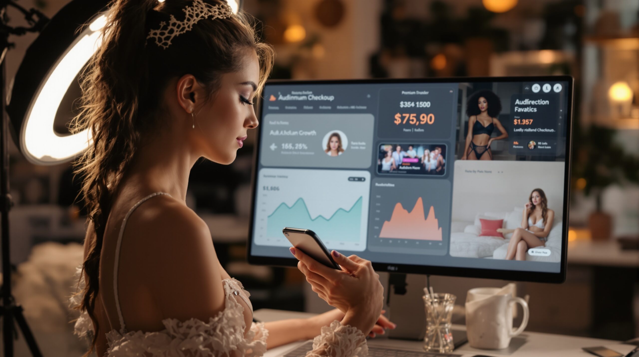 Mobile checkout screen illustrating paid growth decisions and monetization flow