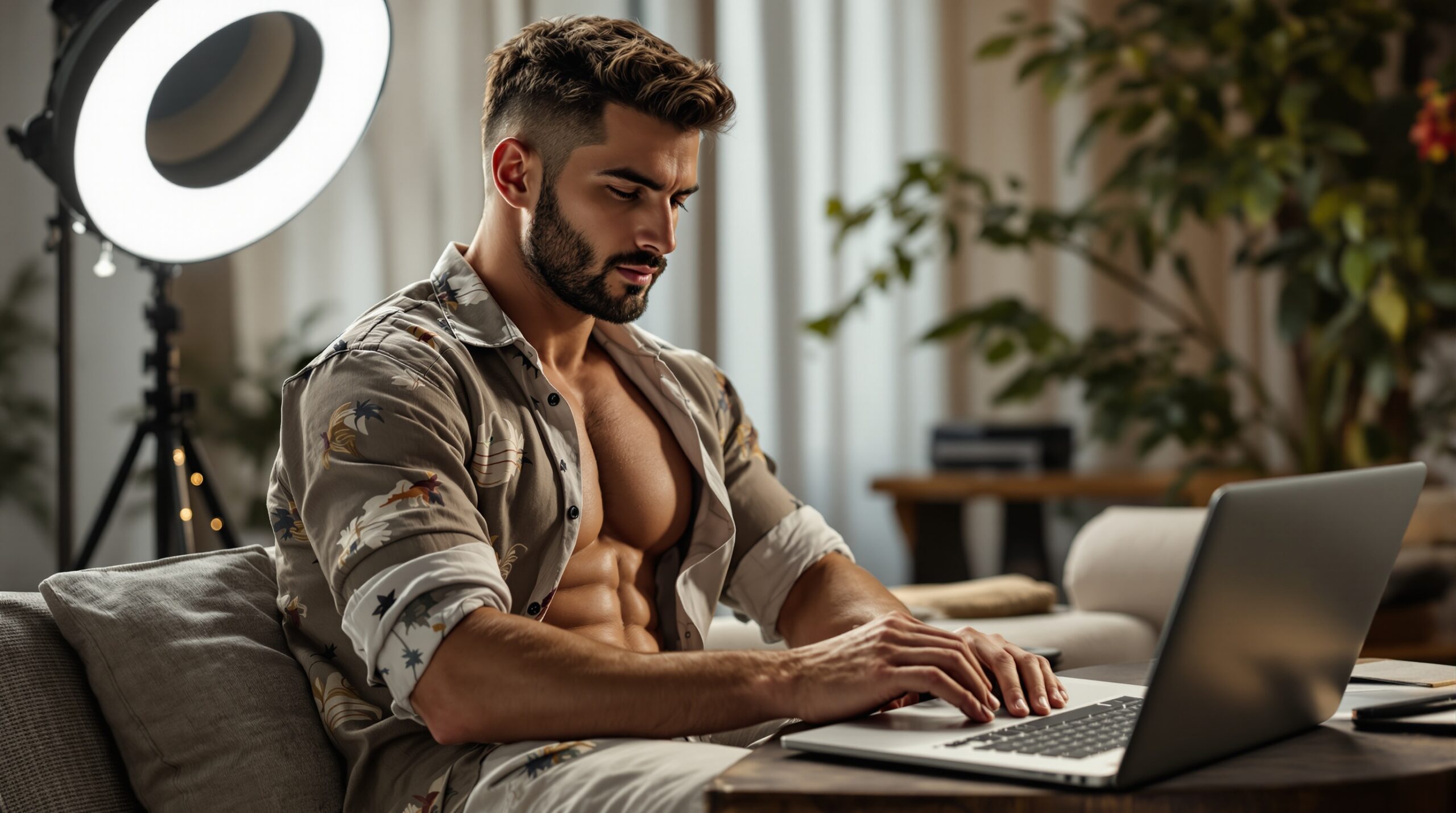 Subscription payment screen illustrating pricing logic for a male OnlyFans creator.