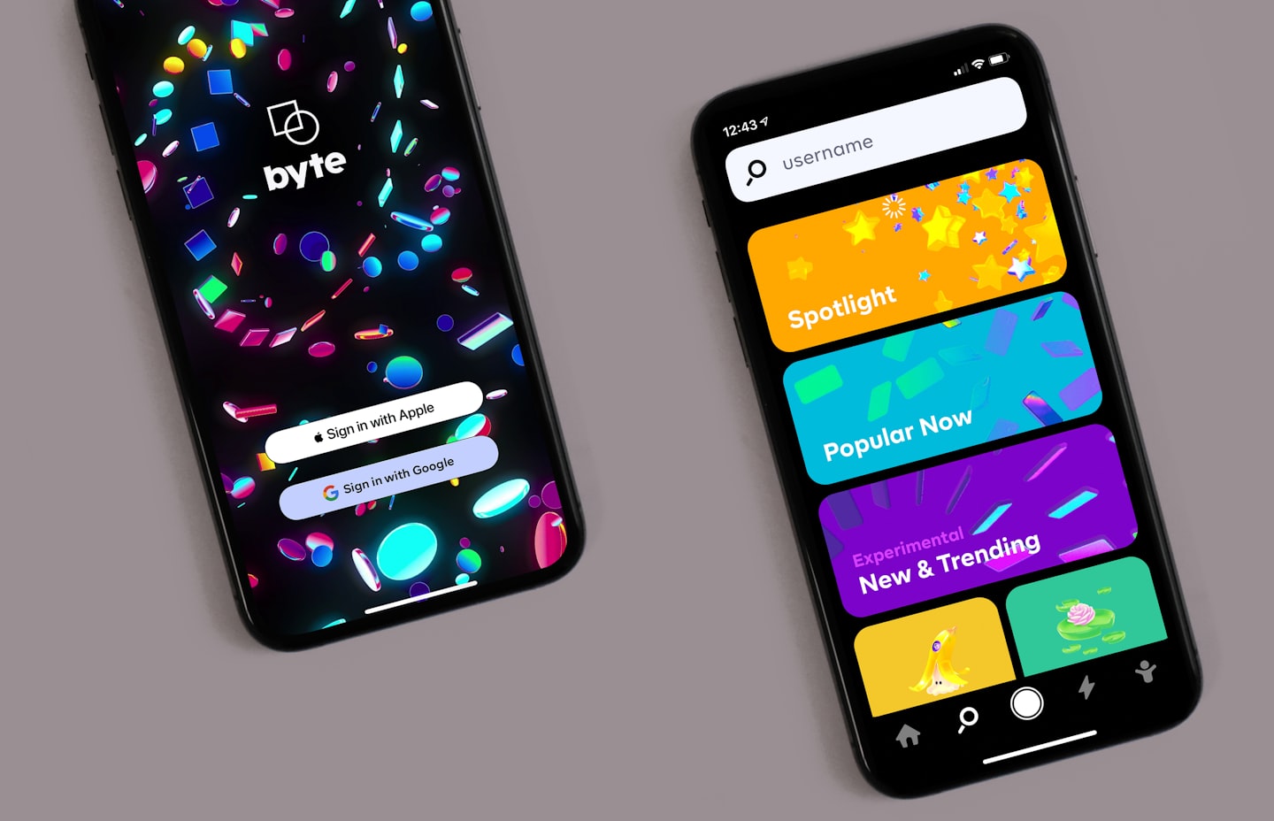 Mobile community app interface for member access