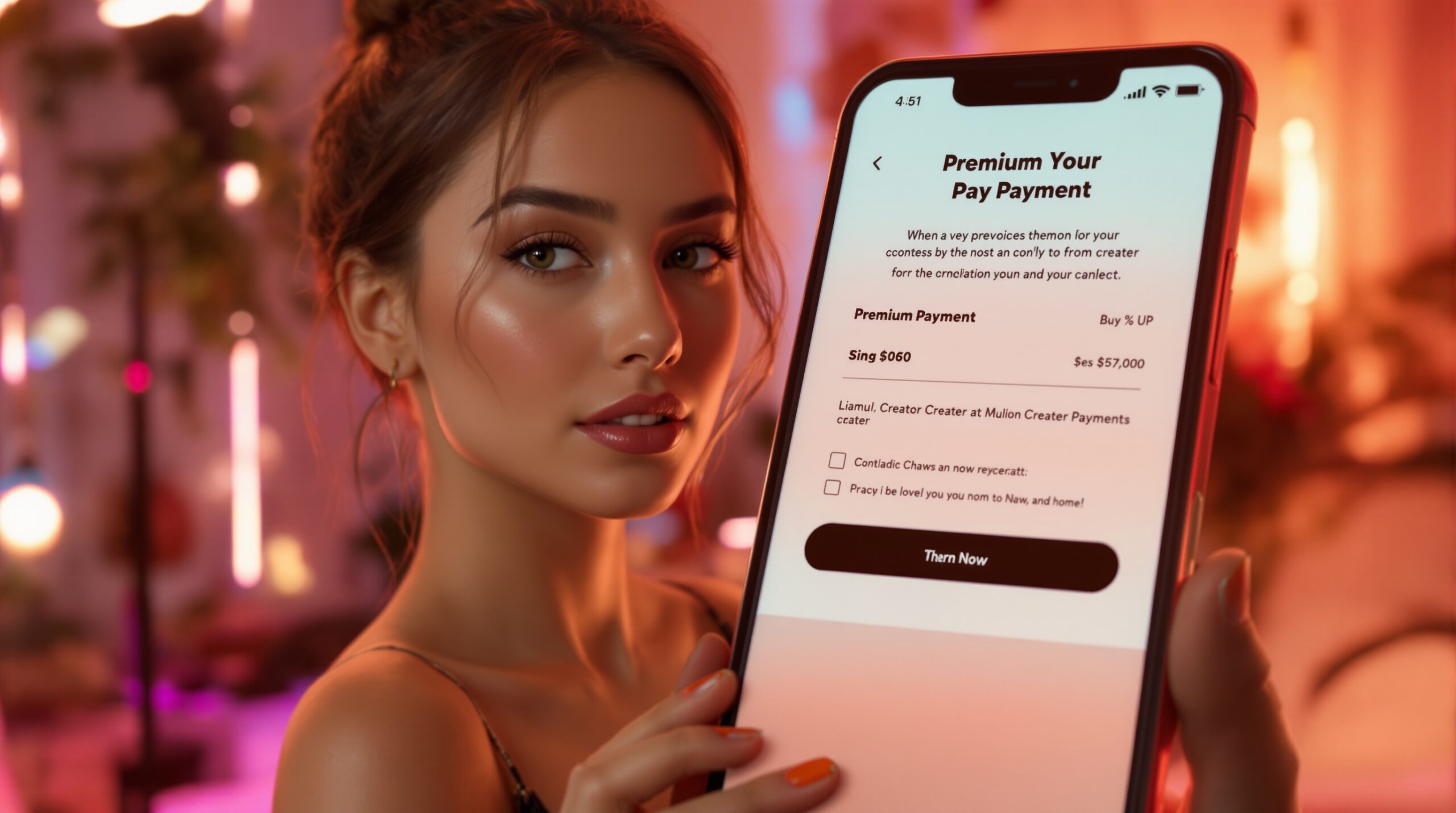 Online payment screen for community platform pricing