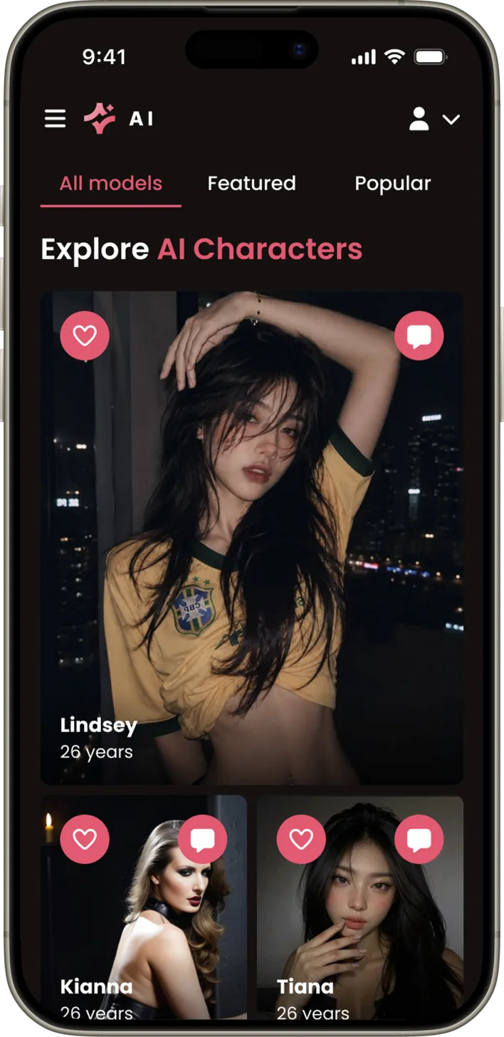 AI girlfriend character catalog on an NSFW AI platform AI girlfriend character catalog on an NSFW AI platform
