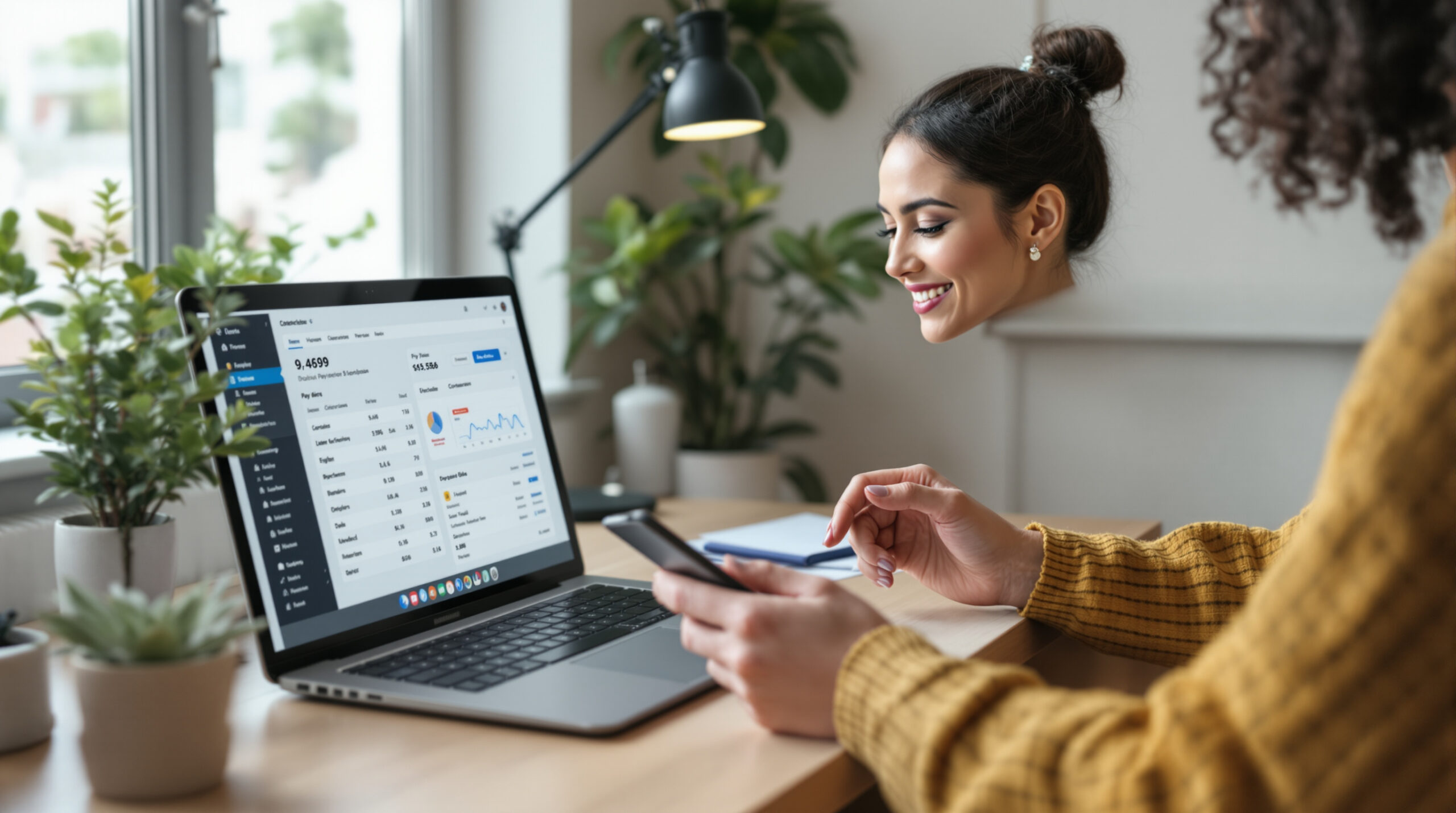 Online payment and subscription management screen