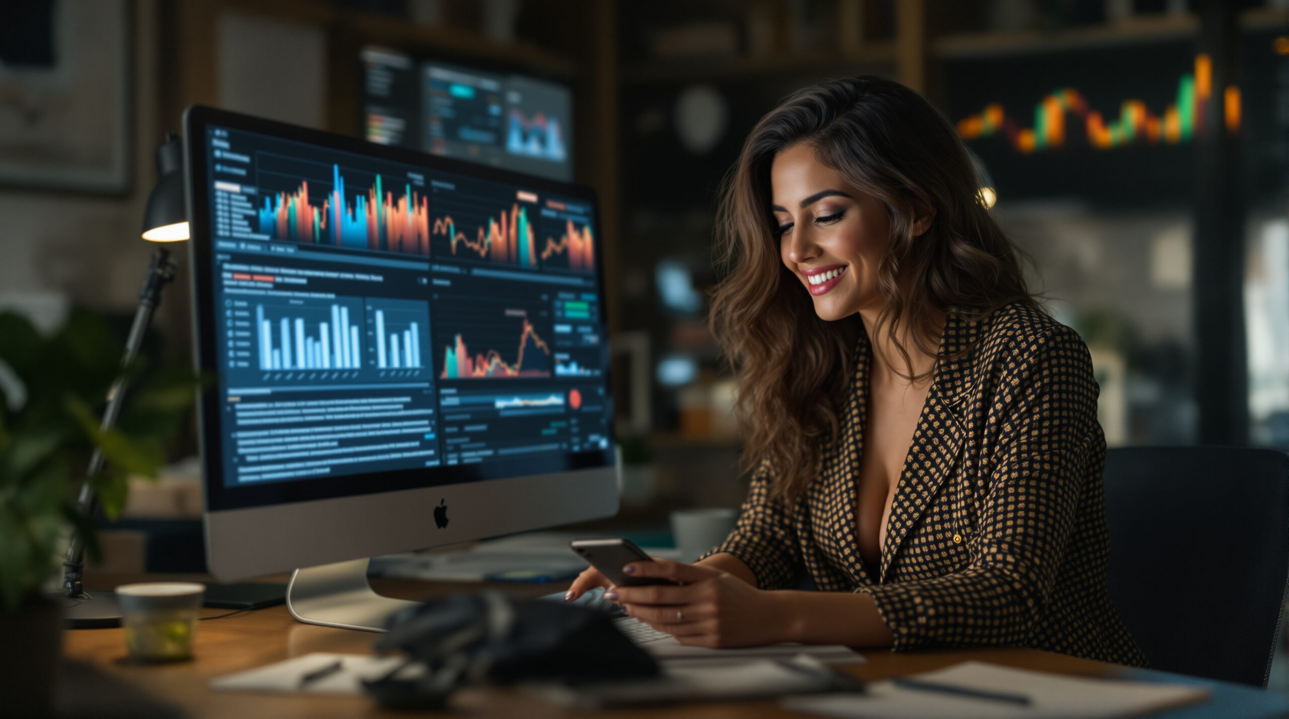Creator checking a complete promotion route across devices