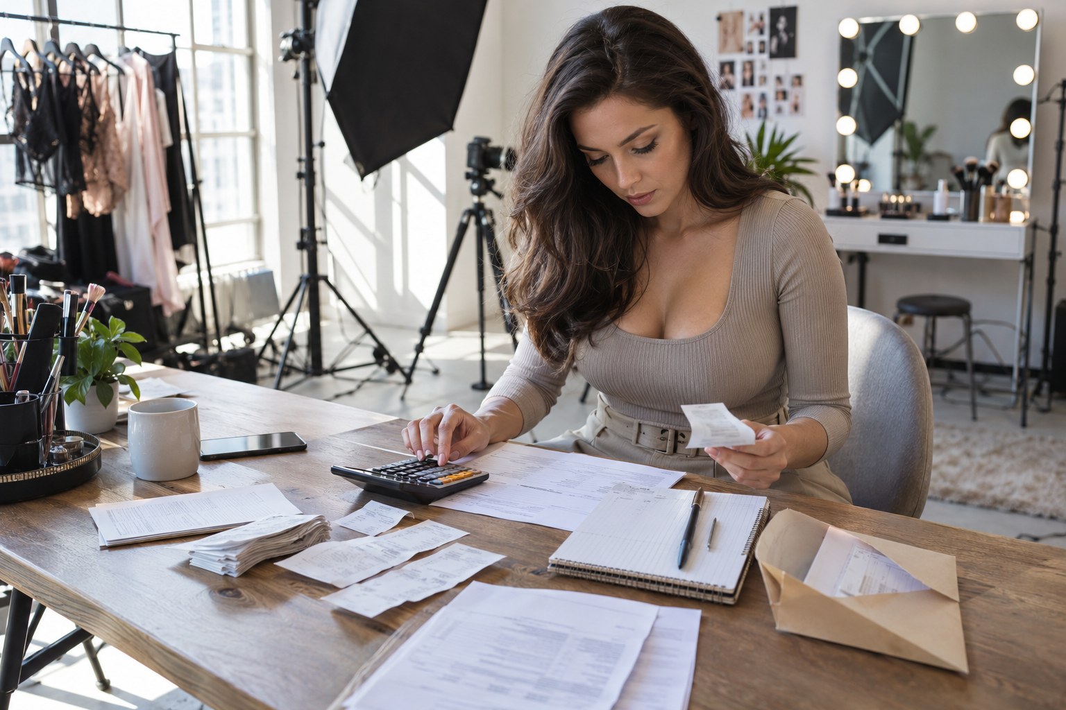 Creator reconciling payout statements with receipts